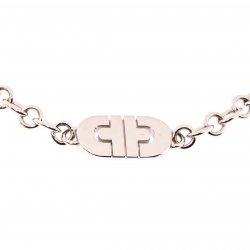 Bvlgari Parentesi 18k White Gold Chain Link Station Bracelet