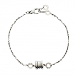 Bvlgari B.Zero1 18k White Gold Soft Bracelet