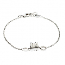 Bvlgari B.Zero1 18k White Gold Soft Bracelet
