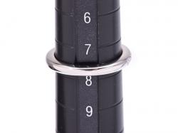 Pre Owned Bvlgari Glyph Solitaire Diamond Platinum Ring 48