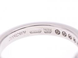 Pre Owned Bvlgari Glyph Solitaire Diamond Platinum Ring 48