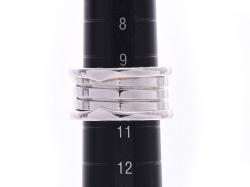 Bvlgari B.Zero1 4-Band 18k White Gold Band Ring Size 51