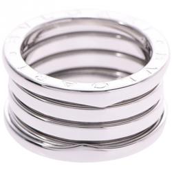 Pre Owned Bvlgari B.Zero1 4-Band 18k White Gold Band Ring Size 51