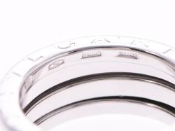 Pre Owned Bvlgari B.Zero1 3-Band 18k White Gold Band Ring Size 51