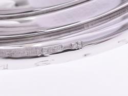 Bvlgari B.Zero1 4-Band 18k White Gold Band Ring Size 58