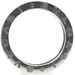 Pre Owned Bvlgari B.Zero1 18K White Gold 4 Band Ring Size 53