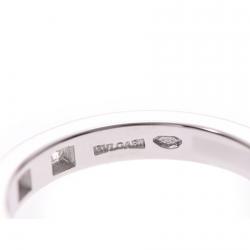 Bvlgari Marry Me Diamonds Platinum RIng Size 50