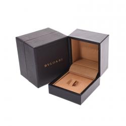 Bvlgari B.Zero1 3-Band 18k White Gold Band Ring Size 55