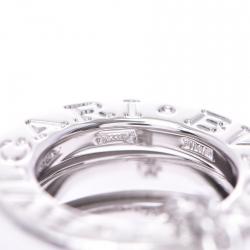 Pre Owned Bvlgari B.Zero1 3-Band 18K White Gold Band Pendant Necklace