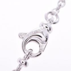 Pre Owned Bvlgari B.Zero1 3-Band 18K White Gold Band Pendant Necklace