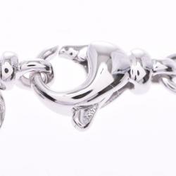 Pre Owned Bvlgari B.Zero1 3-Band 18K White Gold Band Pendant Necklace