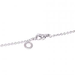 Pre Owned Bvlgari B.Zero1 3-Band 18K White Gold Band Pendant Necklace