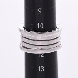 Pre Owned Bvlgari B.Zero1 4-Band 18k White Gold Band Ring Size 52