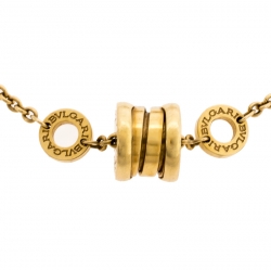 Pre Owned Bvlgari B.Zero1 Soft 18k Yellow Gold Bracelet