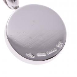 Pre Owned Bvlgari Bvlgari Diamond 18K White Gold Pendant Necklace