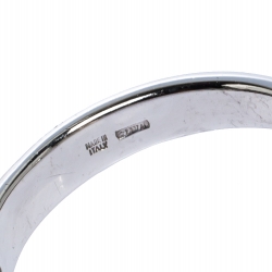 Pre Owned Bvlgari Diamond 18K White Gold Ring Size 54