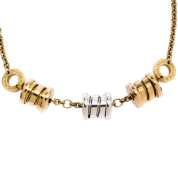 Bvlgari B.zero1 18K Three Tone Gold Element Soft Bracelet