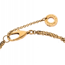 Pre Owned Bvlgari Divas' Dream Carnelian 18k Rose Gold Bracelet SM