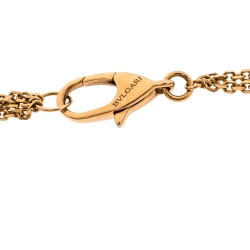 Pre Owned Bvlgari Divas' Dream Carnelian 18k Rose Gold Bracelet SM