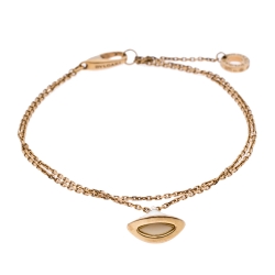 Pre Owned Bvlgari Diva's Dream Mother of Pearl 18k Rose Gold Bracelet SM 