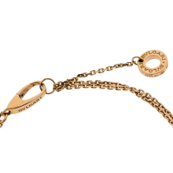 Pre Owned Bvlgari Diva's Dream Mother of Pearl 18k Rose Gold Bracelet SM 