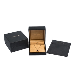 Bvlgari Divas' Dream Diamond Lapis Lazuli 18K Rose Gold Pendant Necklace