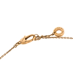 Bvlgari Divas' Dream Diamond Lapis Lazuli 18K Rose Gold Pendant Necklace