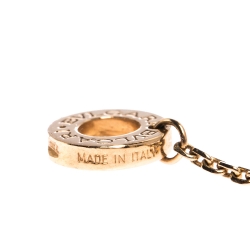 Pre Owned Bvlgari Divas' Dream Carnelian Diamond 18K Rose Gold Pendant Necklace