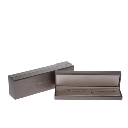 Pre Owned Bvlgari Divas' Dream Pave Diamond 18K White Gold Charm Bracelet SM