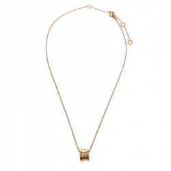 Bvlgari B.Zero1 18K Rose Gold Pendant Necklace