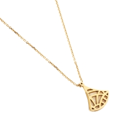 Pre Owned Bvlgari Divas' Dream Diamond Mother of Pearl 18K Rose Gold Pendant Necklace