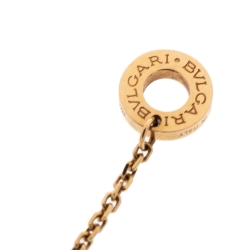 Pre Owned Bvlgari Divas' Dream Onyx 18K Rose Gold Bracelet SM