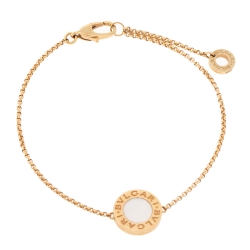 Pre Owned Bvlgari Mother of Pearl 18K Rose Gold Bracelet SM