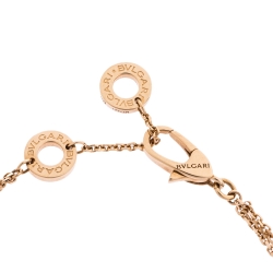 Pre Owned Bvlgari Divas' Dream Mother of Pearl 18K Rose Gold Bracelet ML