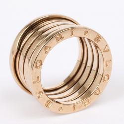 Bvlgari B.Zero1 18K Gold Band Ring Size 53