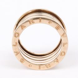 Bvlgari B.Zero1 18K Gold Band Ring Size 53