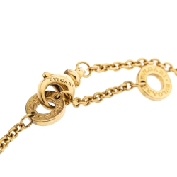 Pre Owned Bvlgari B.Zero1 18K Three Tone Gold Element Soft Bracelet