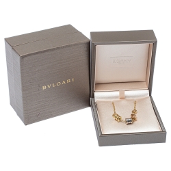 Pre Owned Bvlgari B.Zero1 18K Three Tone Gold Element Soft Bracelet