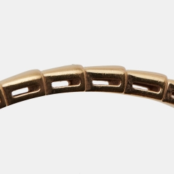Pre Owned Bvlgari Serpenti Viper 18k Rose Gold Bracelet S
