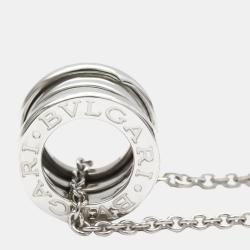 Pre Owned Bvlgari B.Zero1 18K White Gold Necklace