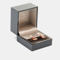 Pre Owned Bvlgari Divas' Dream Carnelian Diamonds 18k Rose Gold Earrings