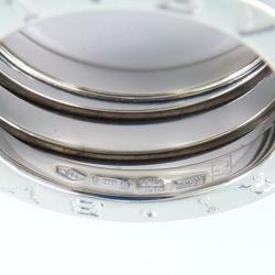 Pre Owned Bvlgari B.Zero1 18K White Gold Ring EU 49