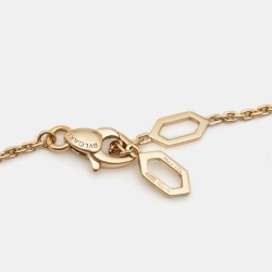 Pre Owned Bvlgari Serpenti Seduttori Amethyst 18k Rose Gold Pendant Necklace