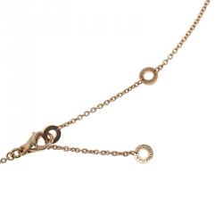 Pre Owned Bvlgari B.Zero1 Black Ceramic Gold Pendant Necklace