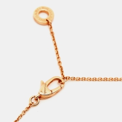 Bvlgari Divas' Dream Turquoise Diamond 18k Rose Gold Necklace