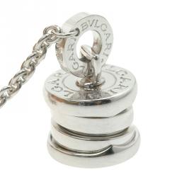 Bvlgari B.Zero1 Diamond and White Gold Dangle Earrings