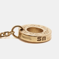 Pre Owned Bvlgari Divas' Dream Mother of Pearl 18K Rose Gold Chain Bracelet SM