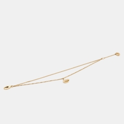 Pre Owned Bvlgari Divas' Dream Mother of Pearl 18K Rose Gold Chain Bracelet SM