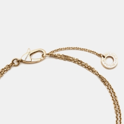 Pre Owned Bvlgari Divas' Dream Mother of Pearl 18K Rose Gold Chain Bracelet SM