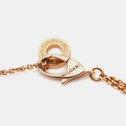 Pre Owned Bvlgari Divas' Dream Mother of Pearl 18k Rose Gold Bracelet ML